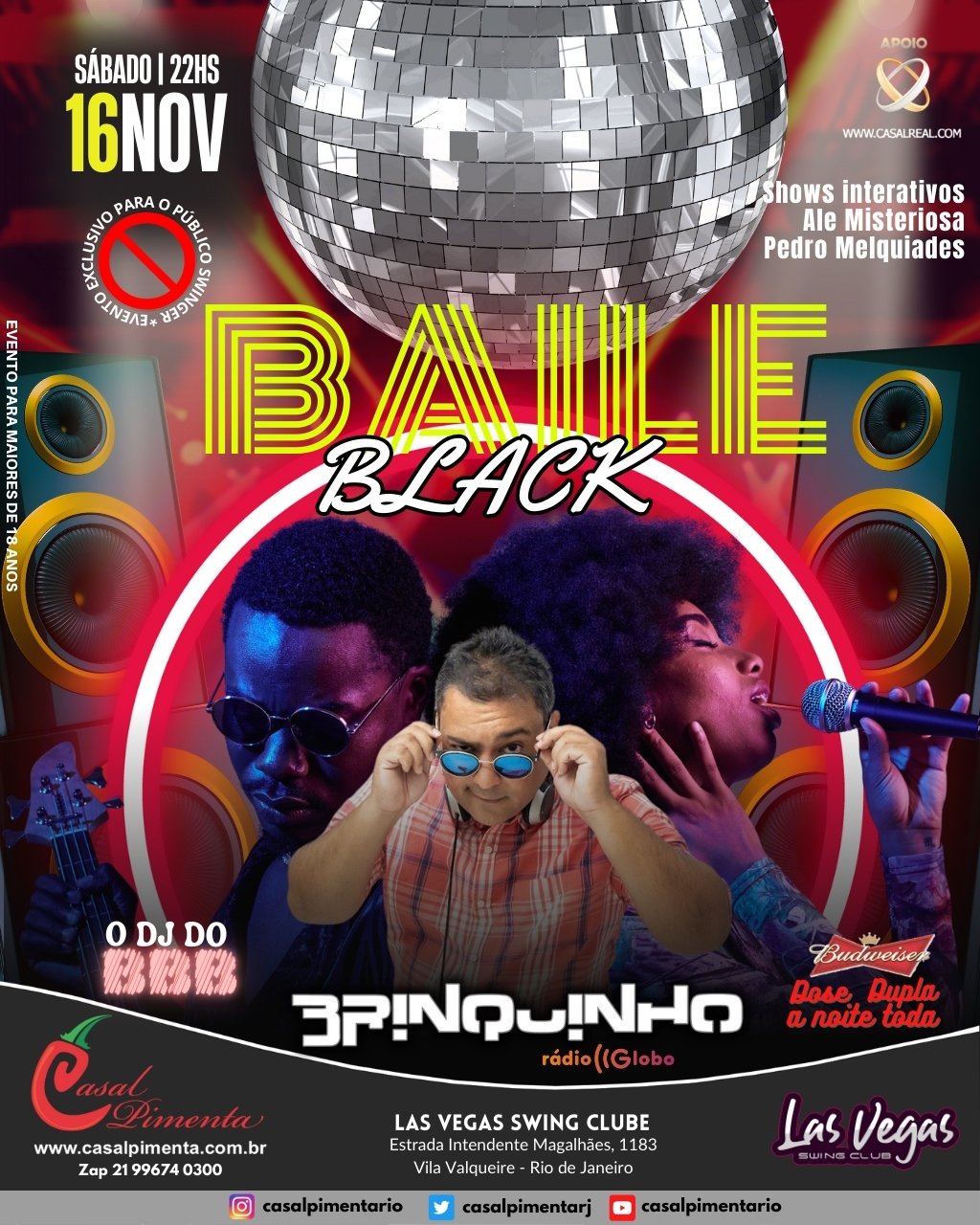 16/11 Baile Black DJ Brinquinho